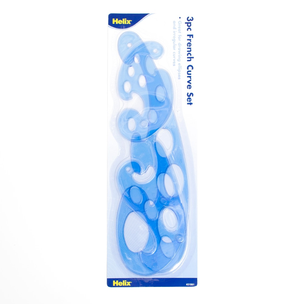 Helix, French Curve, Set, 3 Pack